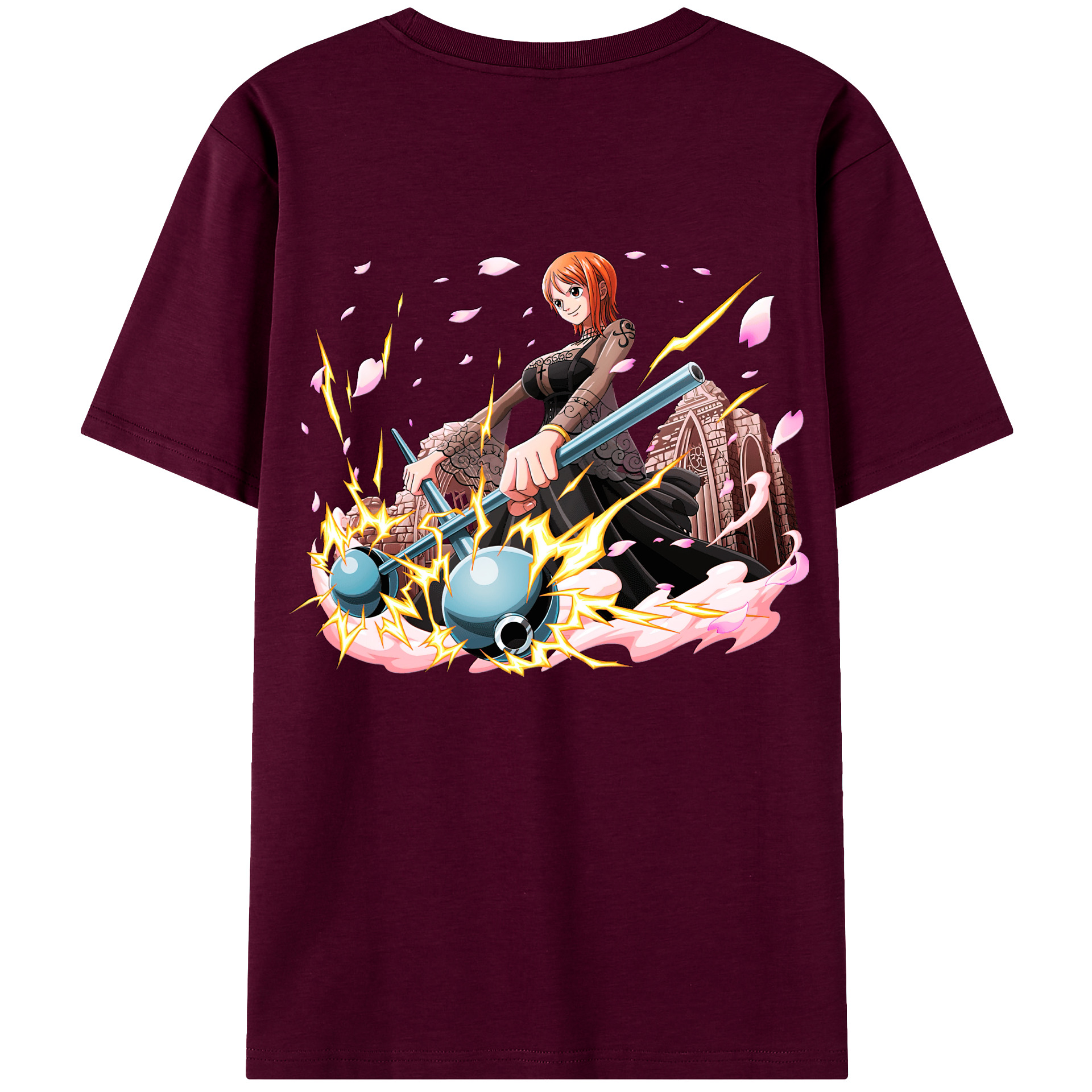 （画像用） ワンピース ナミ ONE PIECE Nami レディース半袖Tシャツ(バックプリント)